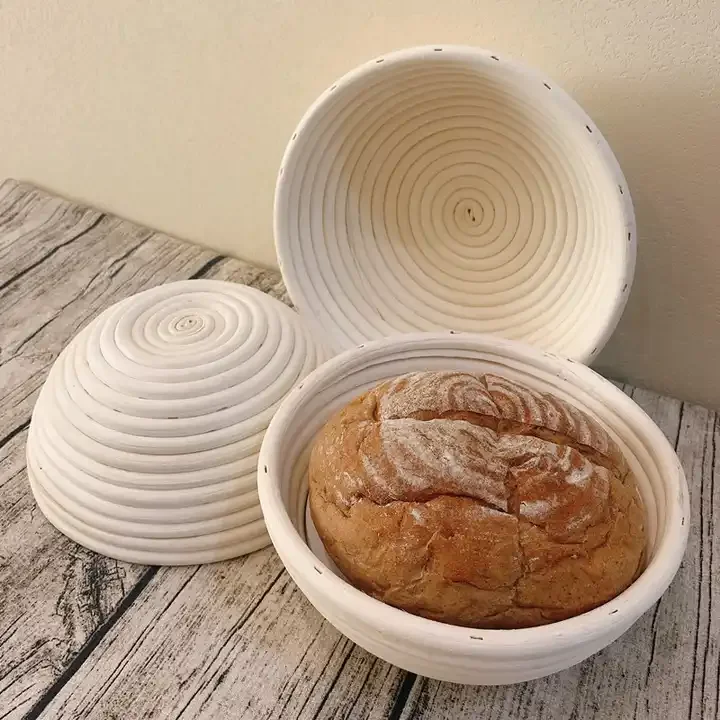 Banneton Bread Proofing Basket Set 10 Inch Oval 9 Inch Round Sourdough Supplies With Baking Tools Bread Lame Scraper banneton