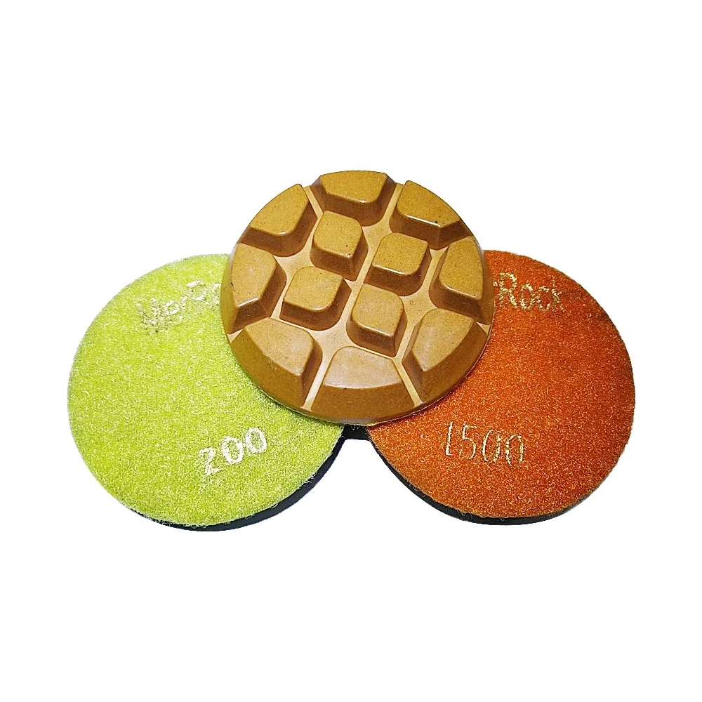 Marble Granite Terrazzo Floor Renovation Pad 80mm Diamond Wet Polishing Pad Abrasive Concrete Floor Polishing Pads