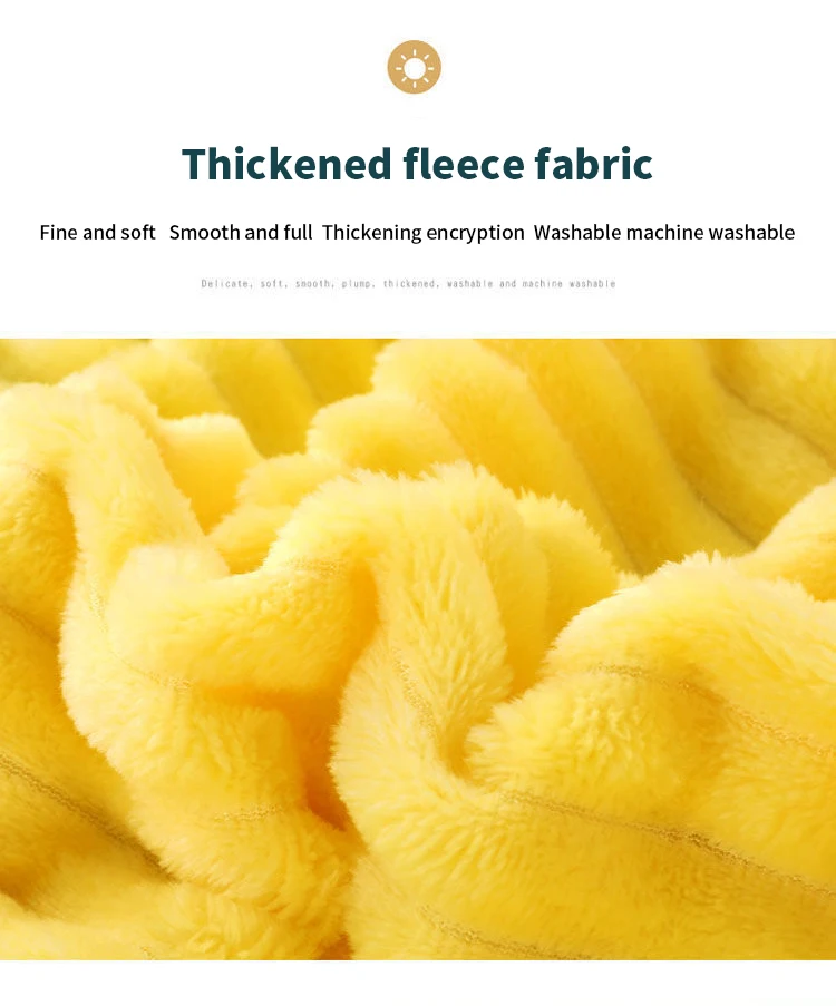 Oversize Super Soft Warm Thick Plush Throw Lightweight Cozy 100% Polyester Plush Blanket