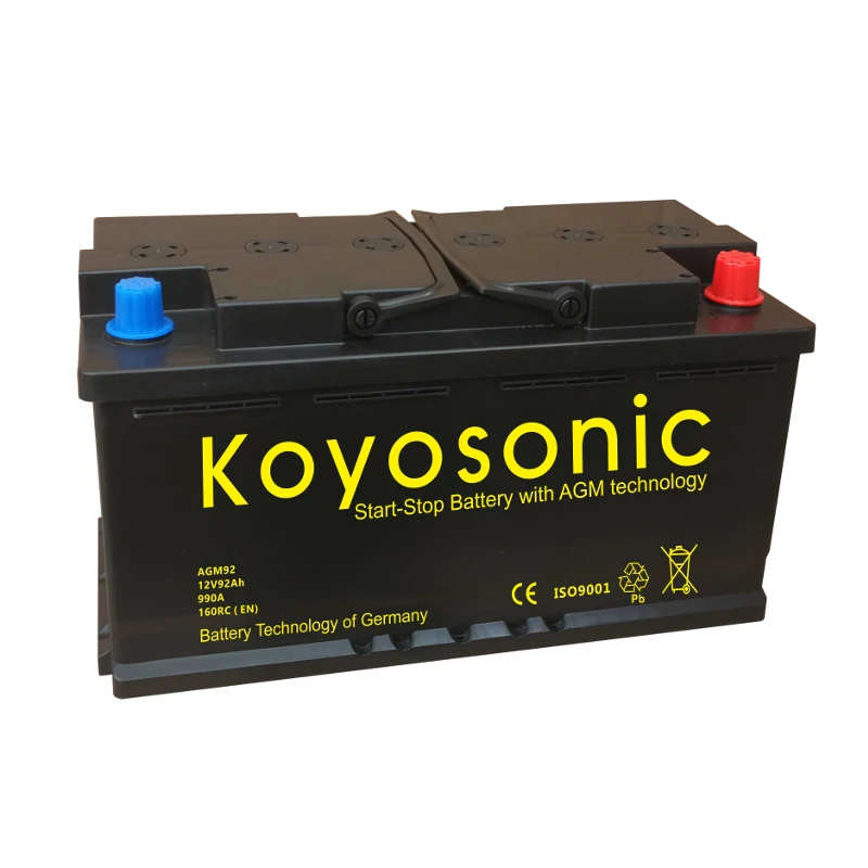 Koyosonic High Cranking Battery 12V 95Ah AGM Start Stop Battery