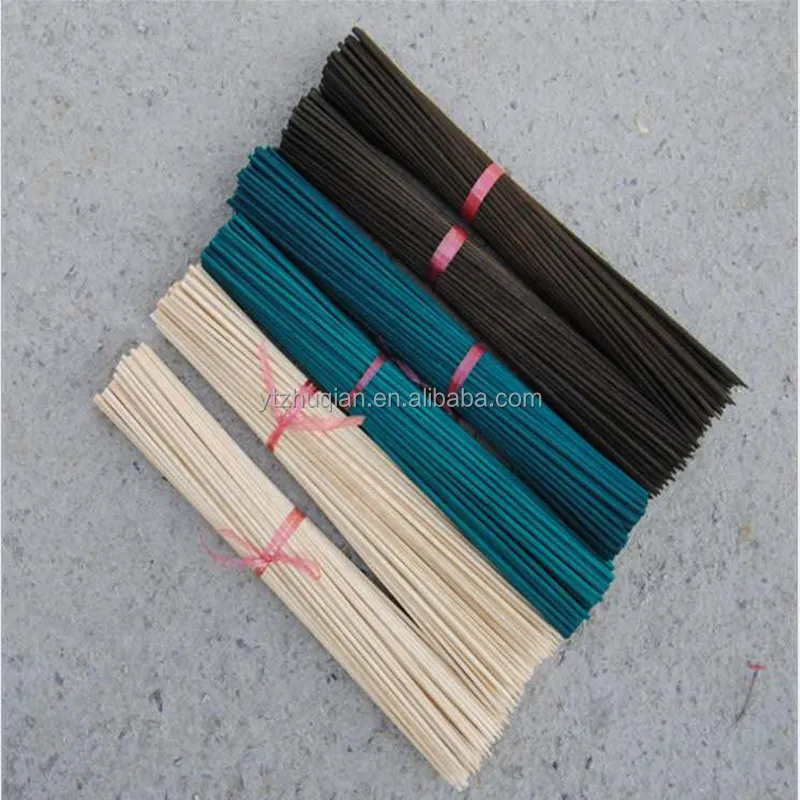 Bamboo Flower supporting sticks 4mm/5mm/6mm diameter waxed dyed color long bamboo sticks