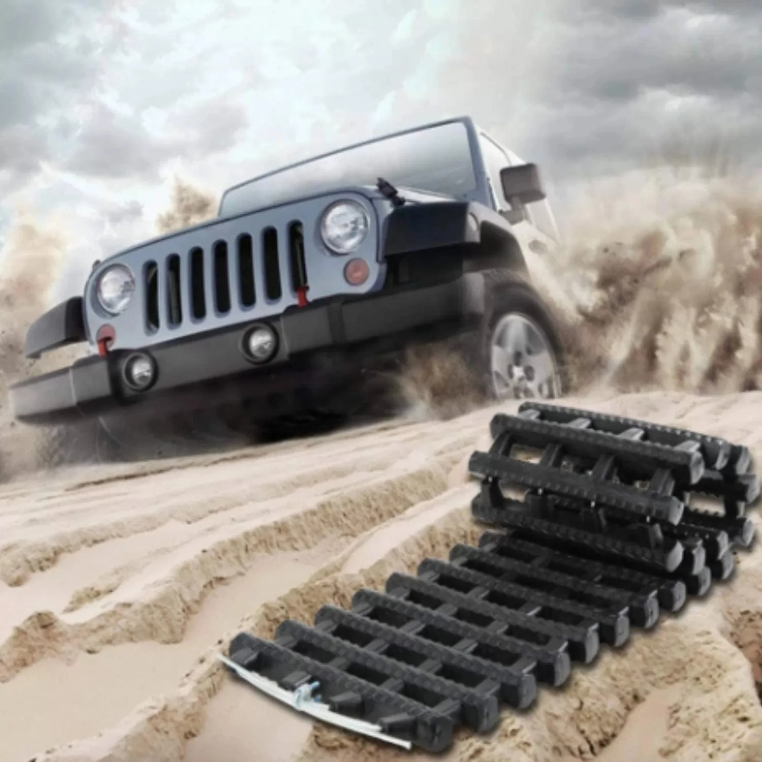 Tire Traction Emergency Devices 1 Set Black Chain for SUV/Car/Truck on Snow Mud Sand Car Emergency Devices Tire Traction Mats