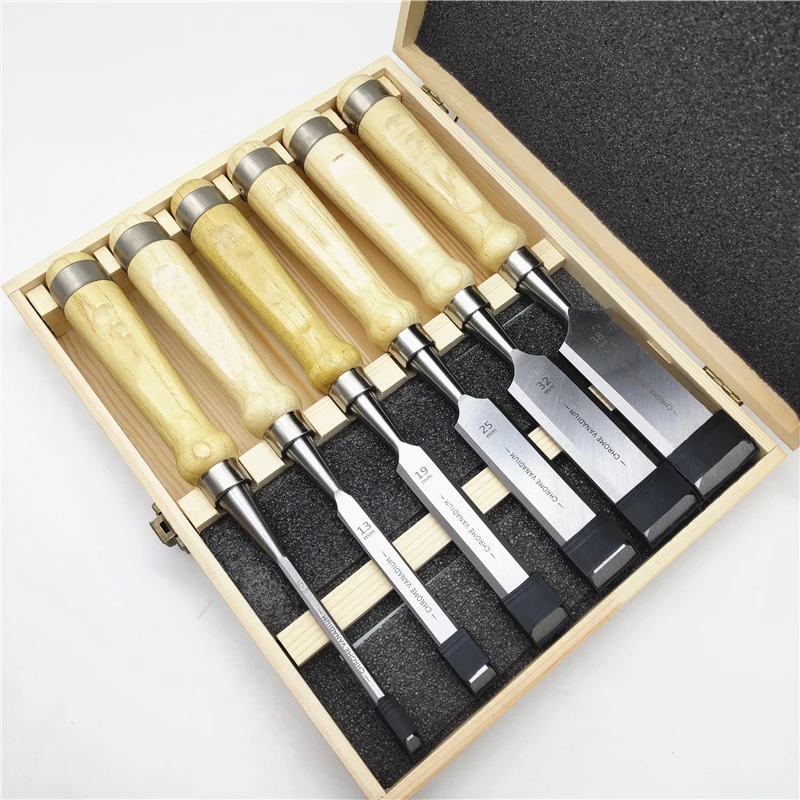 Wood Carving CRV Chisel Set With Custom Logo