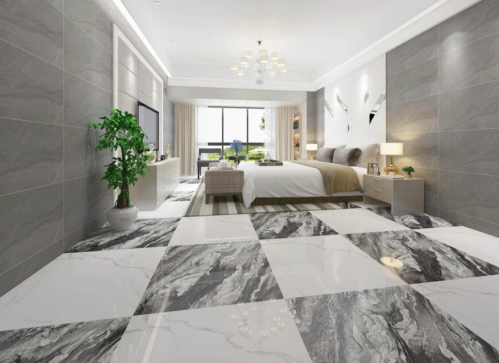 CMC Porcelain tile 600x600mm brand name from Vietnam looking for partnership wholesale