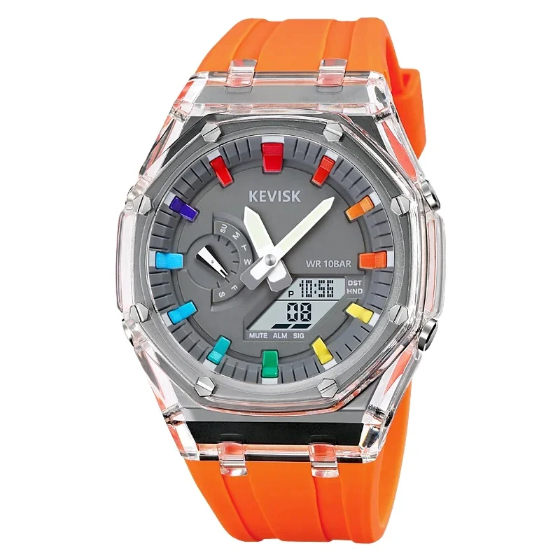 Wholesale fashion good quality Chronograph sport men watches cheap price waterproof analog digital lady watch