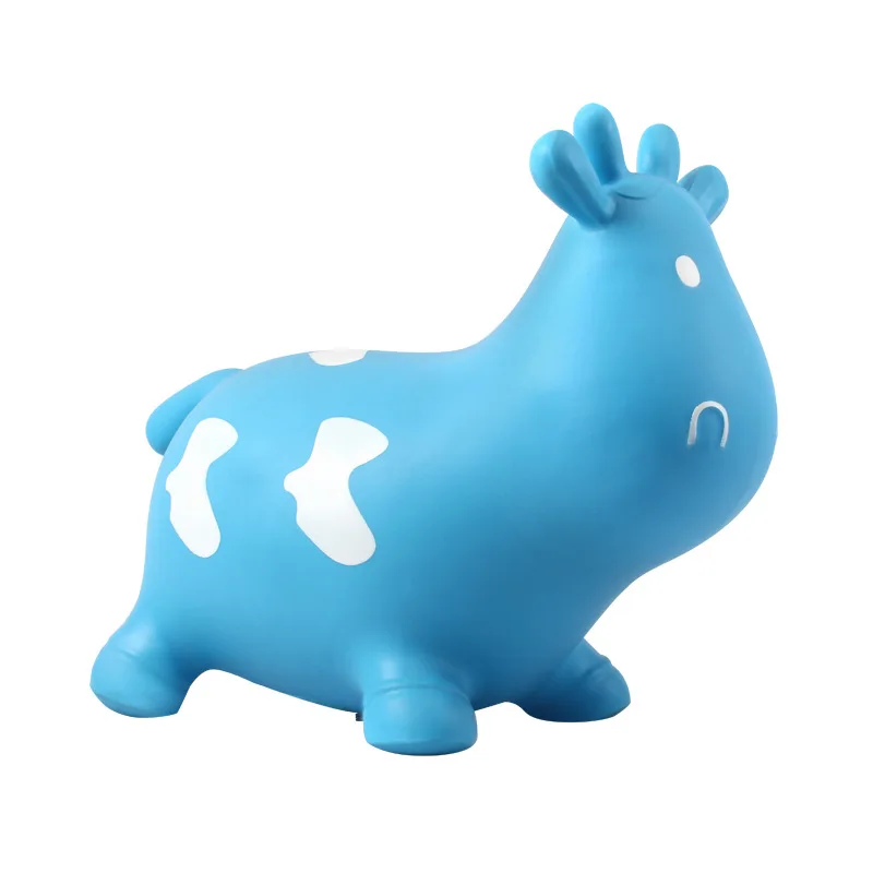 
Customized size & design plastic hopping inflatable Cow jumping animal toy 