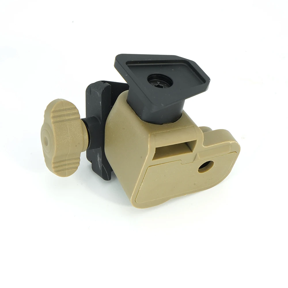 Tactical Helmet Dual Dovetail Adapter for PVS-14 Goggle NVG J-Arm Replacement Durable Anti-Wobble TAN Color