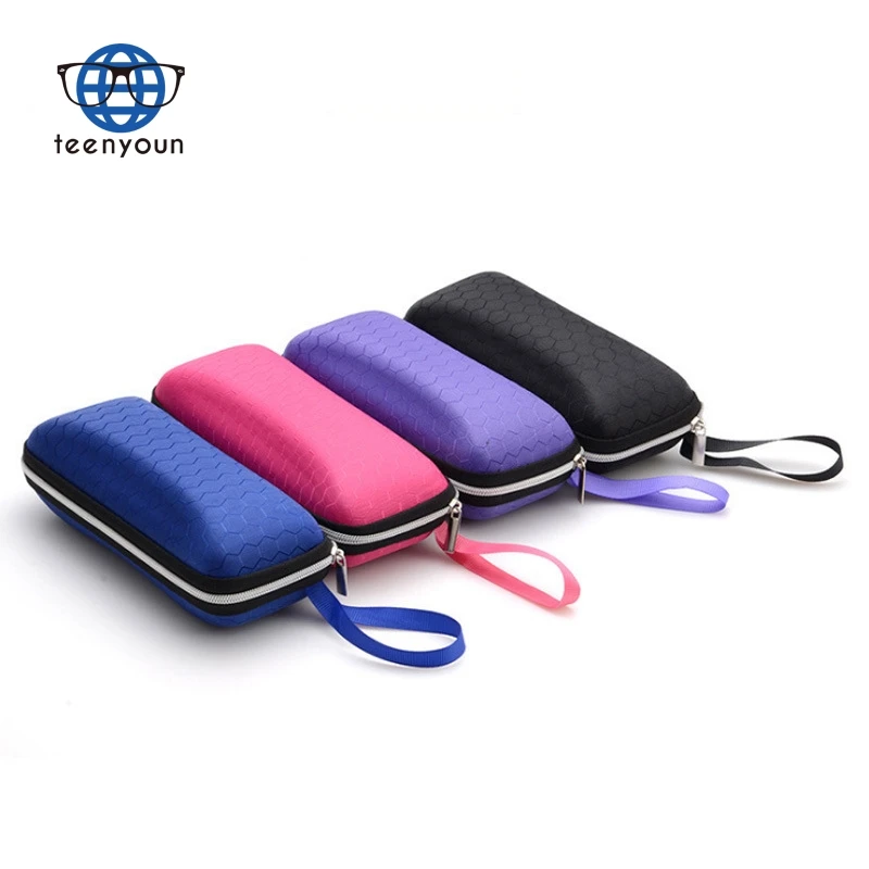 Eyewear Cases Cover Sunglasses Case For Women Glasses Box With Lanyard Zipper Eyeglass Cases For Men