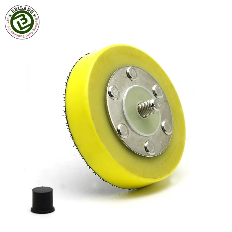 Hook&loop 3inch Sanding Disc Car Polisher Backing Plate Pad With Screw