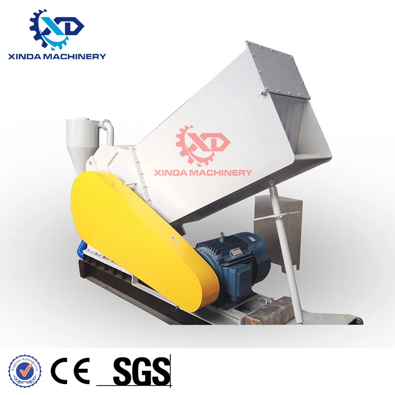 CE SGS Verifited automatic shedder and crusher for plastic recycling