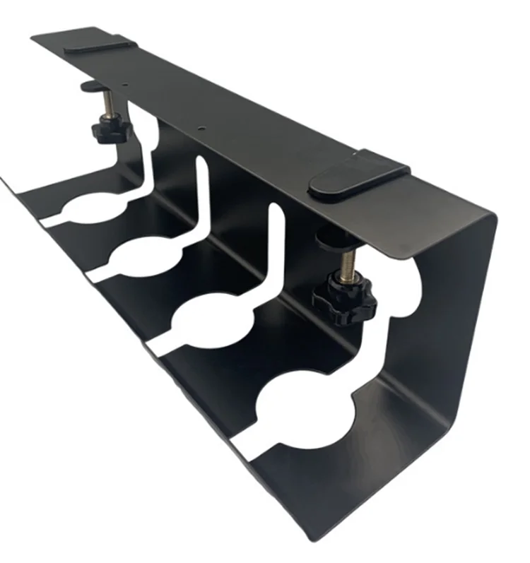 High quality carbon steel Under Desk Cable Management Tray, Metal Raceway Wires Cable Tidy Organizer Office desk