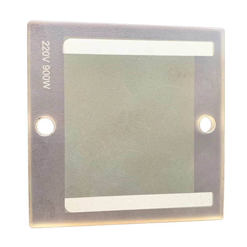 Customizable size glass-ceramics panel high temperature ceramic heated glass panel for Electric kettle steamer heating