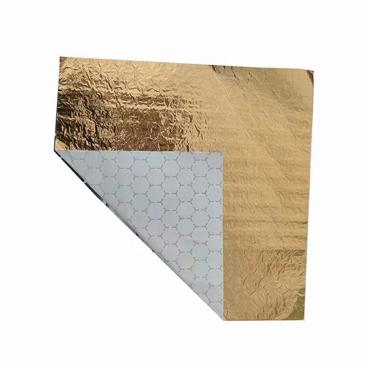 46gsm Hexigon honeycomb laminated print and unprint Aluminium Foil Paper For Food Packing Use