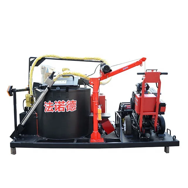 FND-CG500 Road Sealing Machines Concrete Joint Sealing Machine with Pump & Engine Core Components for Construction Industries