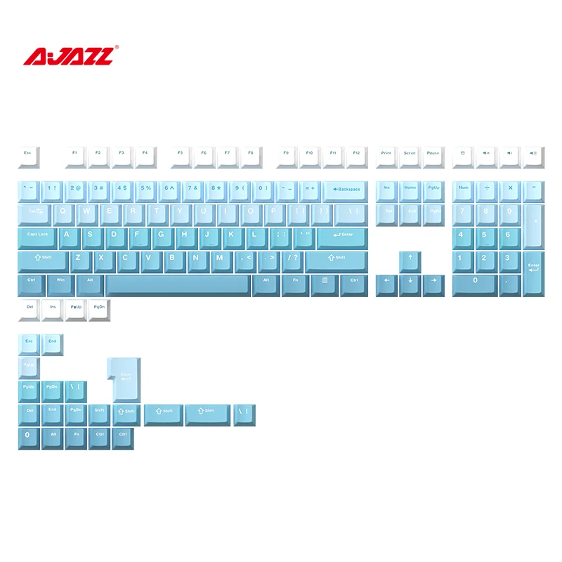 Ajazz 132 Key Cherry PBT Keycaps  Custom Keycap  Mechanical Keyboard