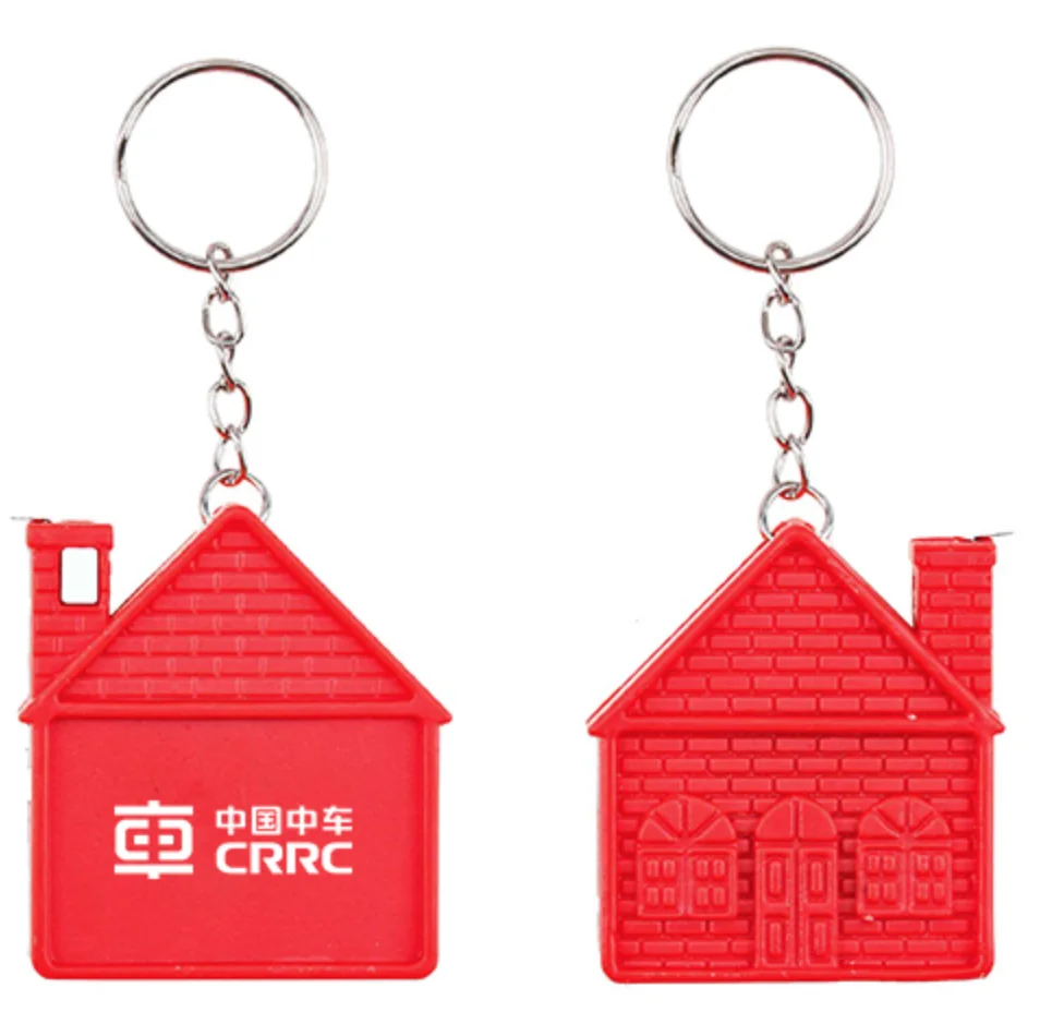 Promotional Cheap House Shape Tape Measure, 0402010 MOQ 100PCS One Year Quality Warranty