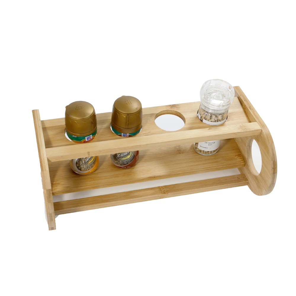 Оптовая продажа экологически чистых бамбуковых кухонных банок для специй