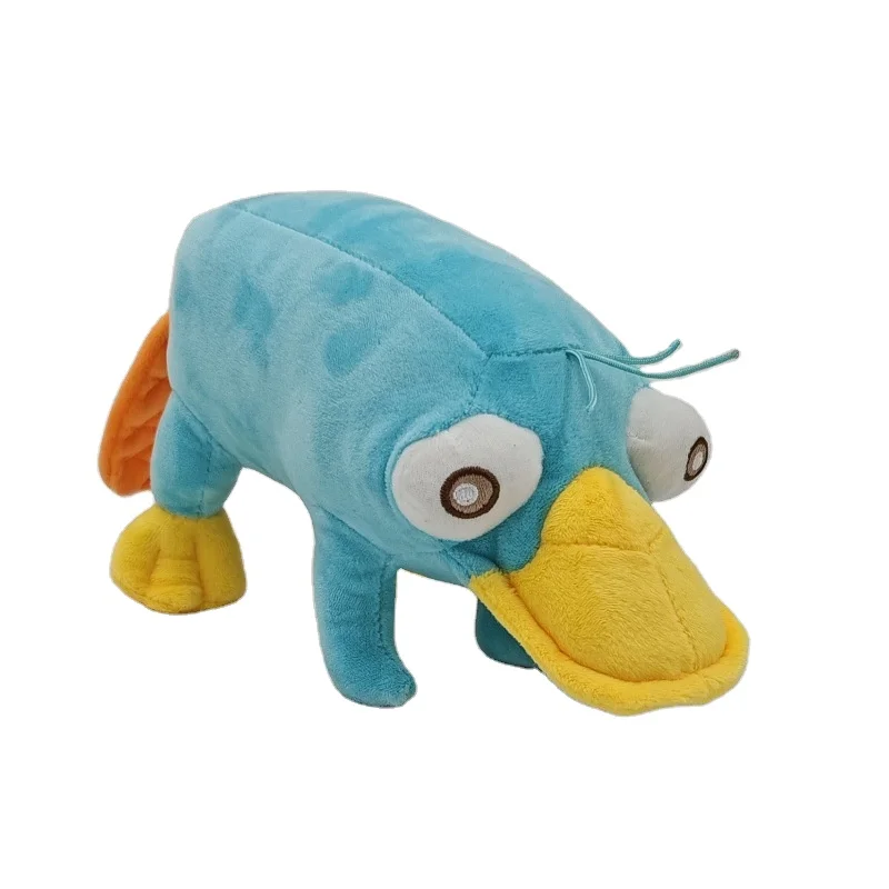 Platypus Plush Toy for Kids Gift Cute New Perry Doll Blue Duckbill Plush Doll Duck Toy Cartoon Platypus
