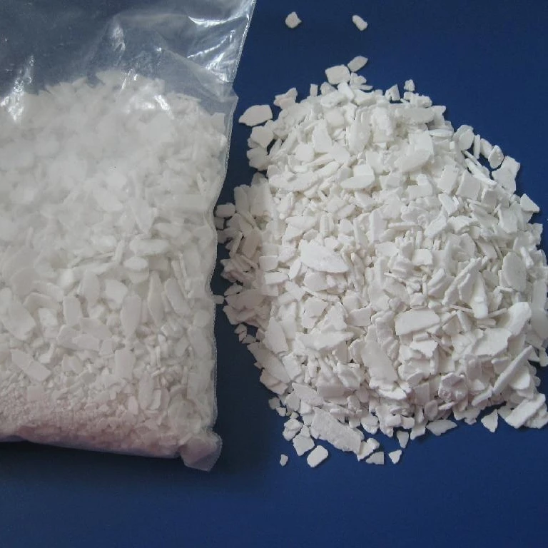 
China manufacturer calcium chloride molecular formula cacl2 flakes 77% 