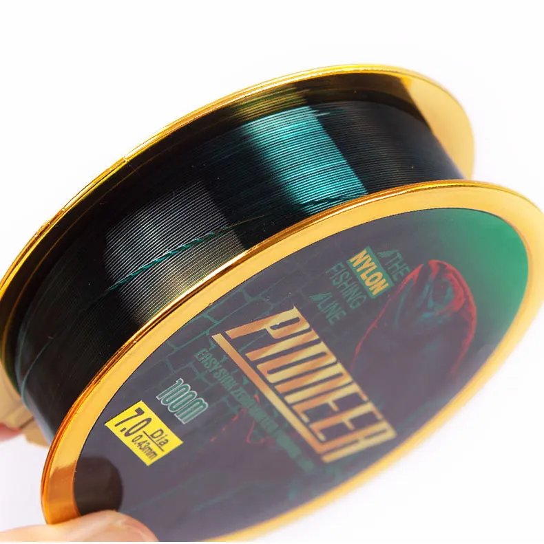 Linxi 100m strong tensile wear-resistant 0.8#-10# nylon fishing line main line for throwing sea pole fishing line