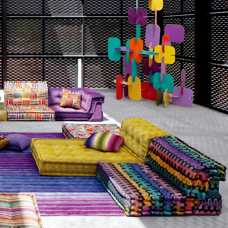 Living Room Furniture Floor Sofas Modular Set Mah Jong Sofa Cloud Couch Sectional Couch Modern Mahjong Sofa