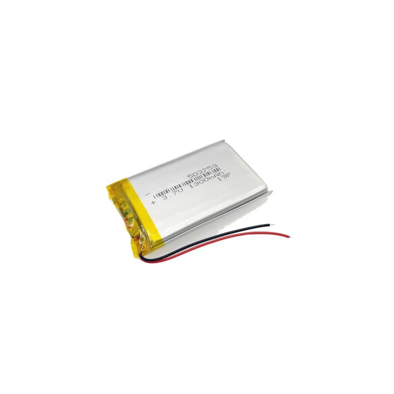 3 7 V 1300mAh 503759 MP3 GPS навигатор полимерная перезаряжаемая литиевая батарея