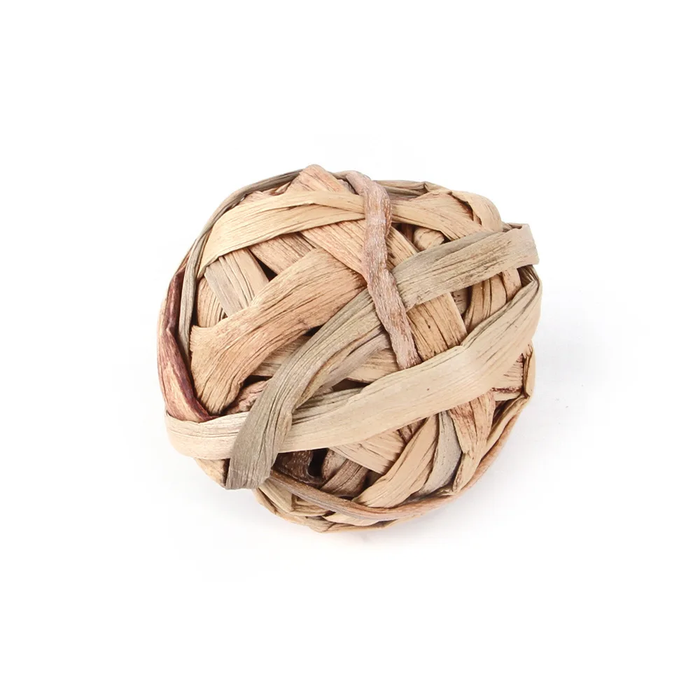 Grass Willow Chew Balls Small Animal Activity Toy Rabbit Carrot Bunny Chew Toys For Teeth Rat Rodent
