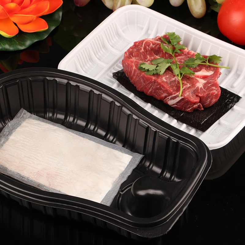 wholesale universal fabric material disposable blood absorbent meat soaker pad for food packing