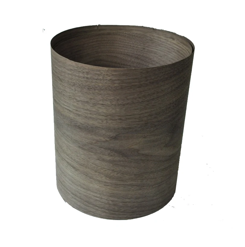 Engineered Veneer Black Walnut Reconstituted Veneers Recon Wood Veneer For Furniture Door Skin