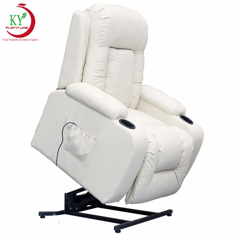 JKY Furniture ZOY Fabric Morden Design Home Theater Recliner Electric Lift Sofa Single With Massage