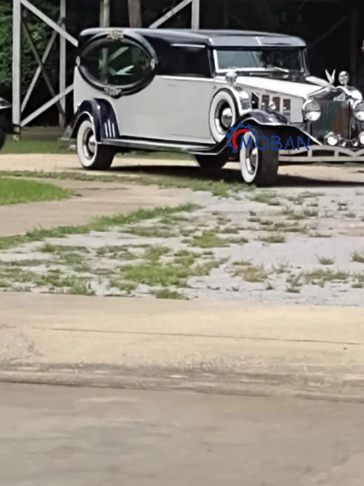 Special Hearse For Funeral Black and white Master Rouse hearse New Horse-Drawn Hearse