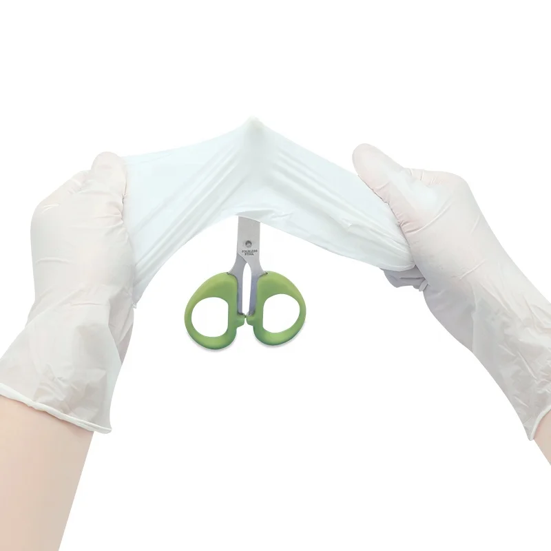 Wholesale White PVC Gloves Chemical Resistance Waterproof Gloves Oil-proof Disposable Powder Free Vinyl Gloves for Industrial