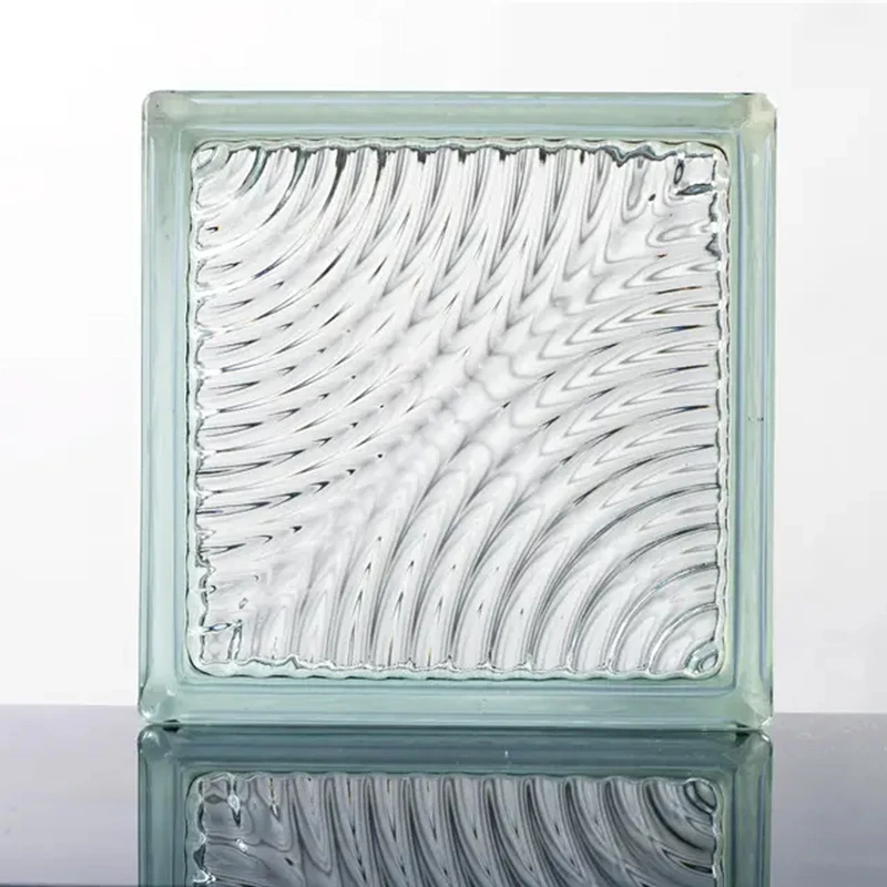 Colored Crystal Glass Bricks Hollow Glass Brick Hollow Glass Block for Wall Decoration Modern Style