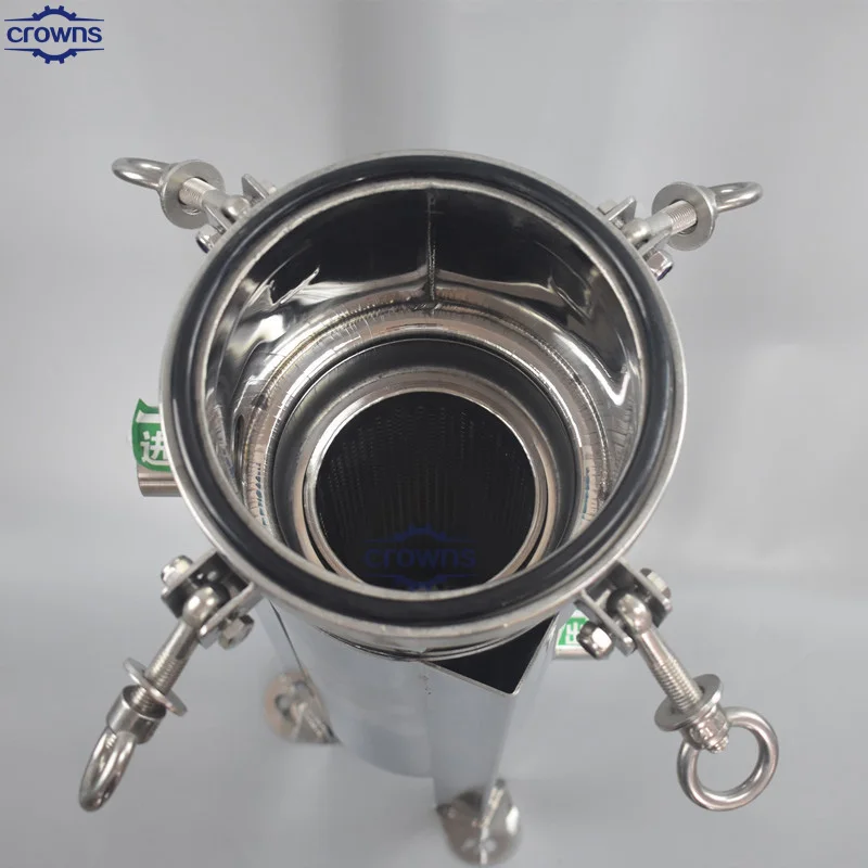 1-12m2 Manufacturer Stainless Steel Industrial Multi Bag Filter Housing for Water Treatment 90-1080 m3/h