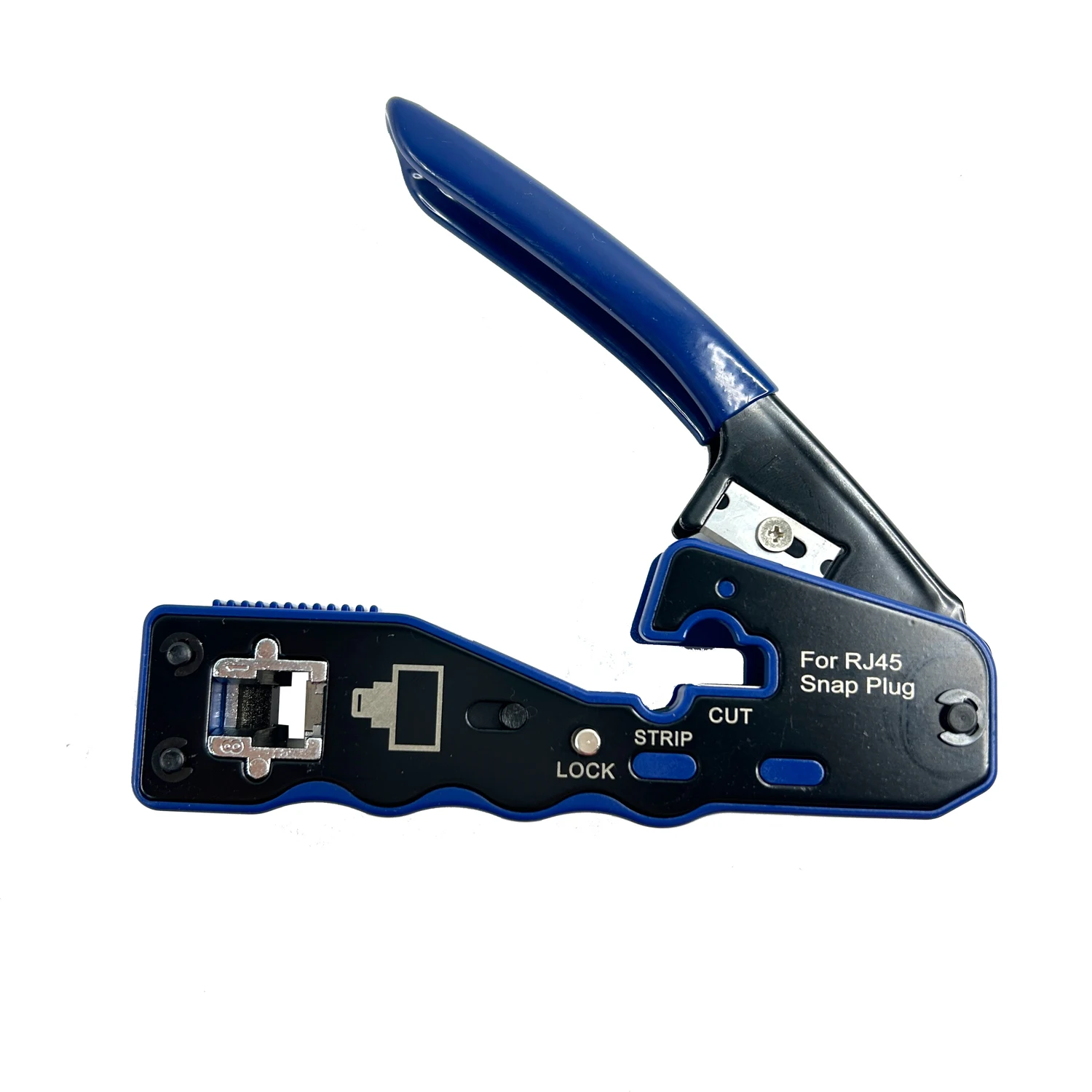 Network Cable Crimp Multiple Use Plier RJ45 RJ11 RJ12 Crimper 6P 8P Pass Through Eazy Crimping Tool