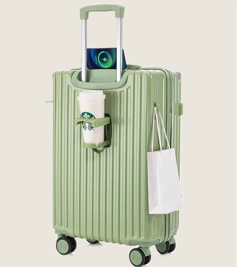 Многофункциональный чемодан KOOWO с держателем для чашки, 2023 г.