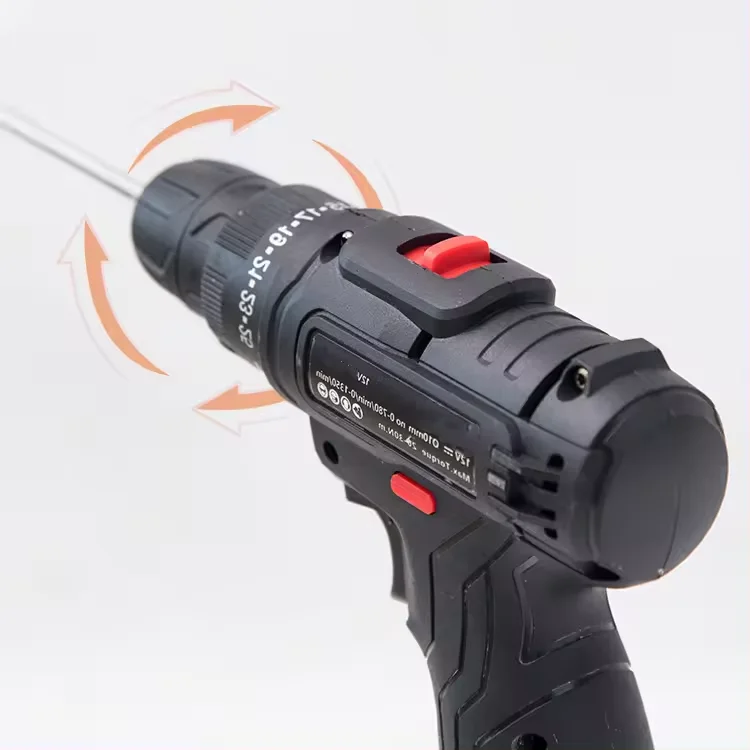 Mini 12V hand mixer Wireless lithium drill large torque double battery handheld blender glaze blender two-speed electric