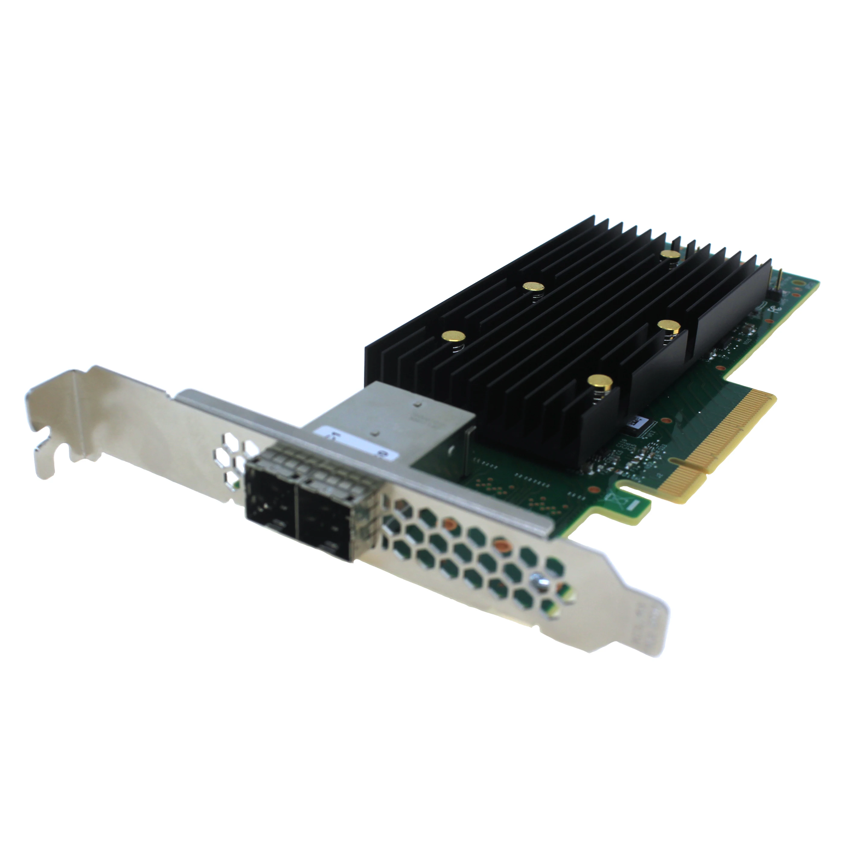 LSI Broadcom SAS9400-8e 9400-8e PCIe x8 2x SFF-8644 12G SAS3 NVMe с тремя режимами и надписью «HBA» для жесткий диск SSD