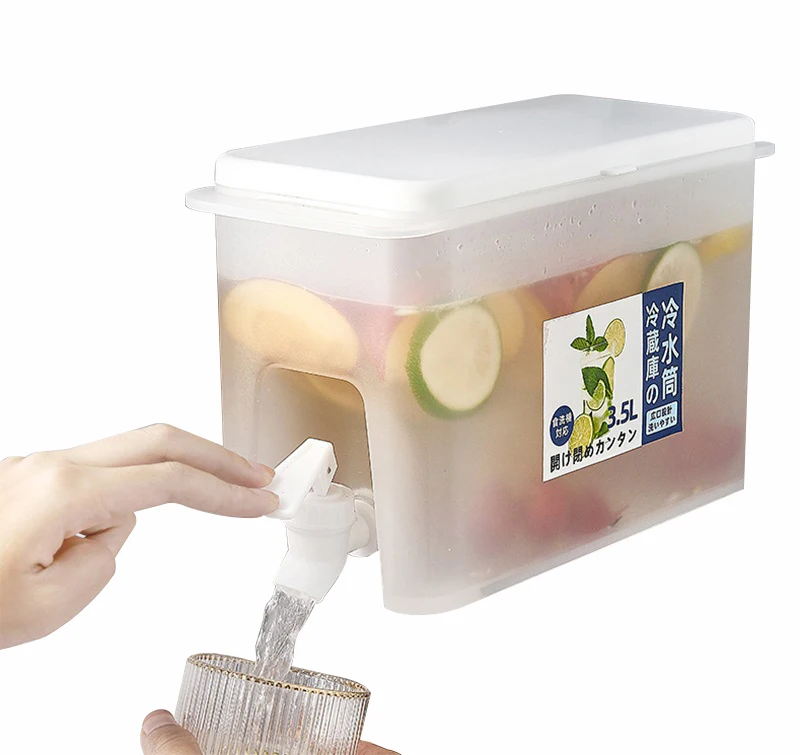 Summer cold water bottle with faucet plastic high temperature water bottle cold water Bucket