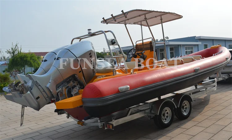manufacturer 28 ft 860 long uae fiber fiberglass luxury rib semi rigid inflatable yacht speed day boats for water sports