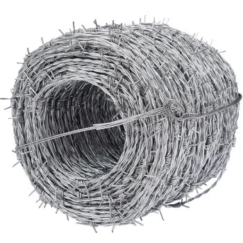 High Quality Barbed Wire Price Per Roll / Barbed Wire Mesh Stainless Steel Barbed Wire Fence