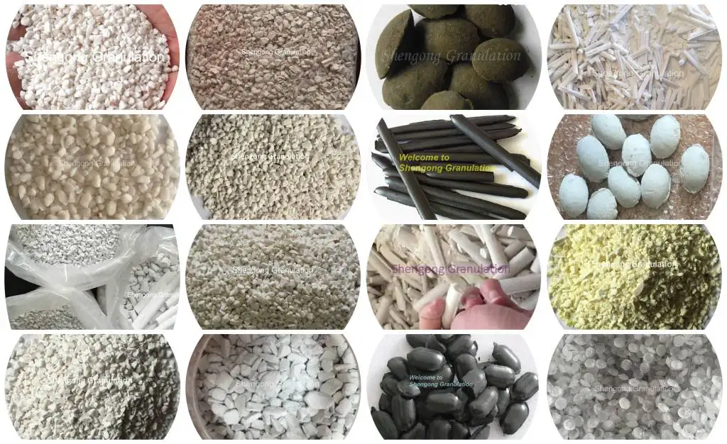 Industrial chemical mineral inorganic powder auger precompression dry mechanical double roller hydraulic briquette machine