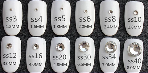 yantuo Non Hot Fix  Rhinestones white clear flatback strass crystal  for  DIY craft