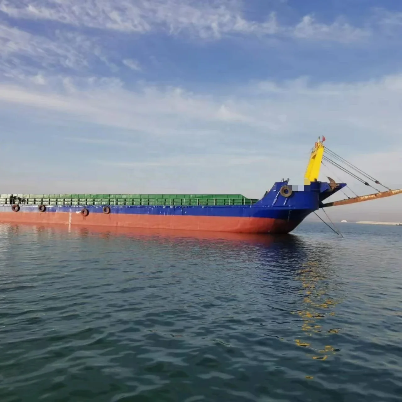 Б/у 2100 т палубная баржа распродажа Китай верфь