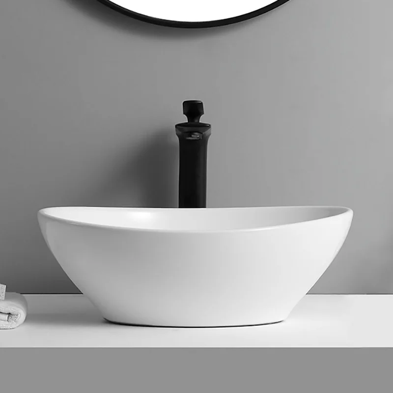 2021 China Art Basin Ceramic Bathroom Sink Basin Bowl Round Bathroom Sinks