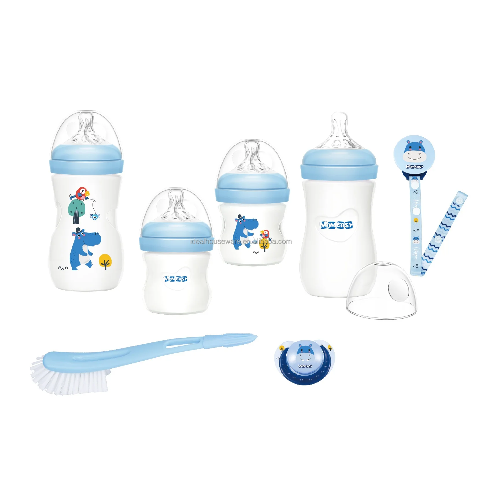 7PK PP New Born Baby Gift Set Baby Feeding Bottle Set Baby Bottle Set