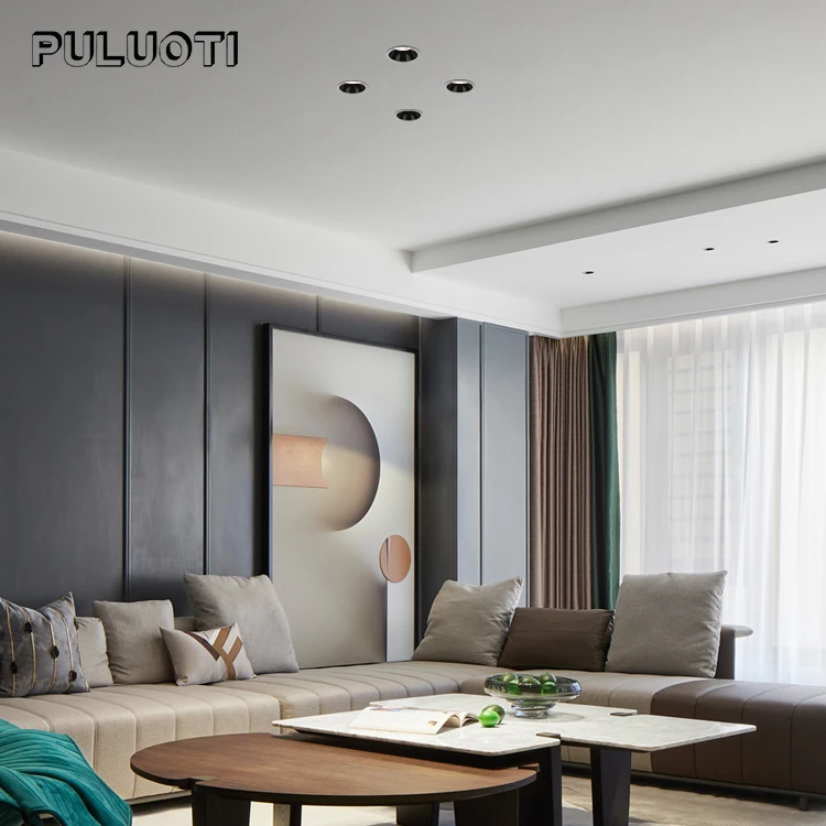 Zhongshan Guzhen lamps Recessed Ceiling Mounted Spotlight Heat Resistant Led Downlight Recessed 5W 8W 10W anti glare Spot Light