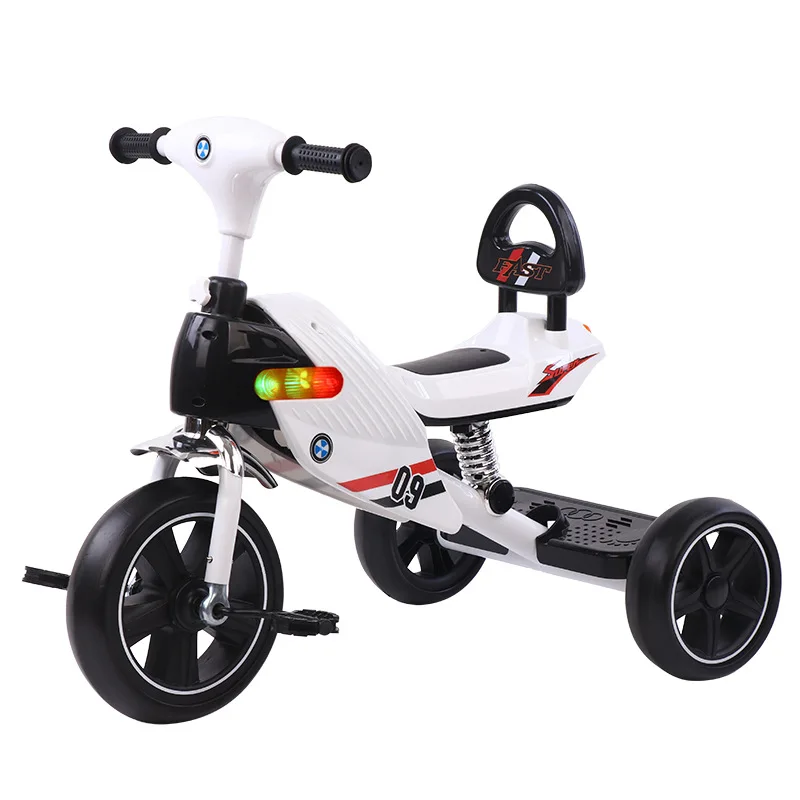 2021new hot sell trycicle baby guide children tricycle and high quality baby trycycle children tricycle blue colour