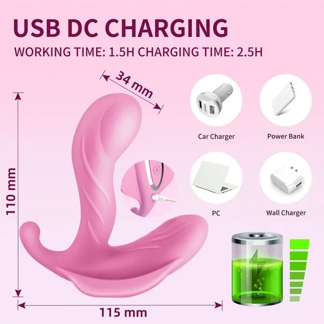 Female Wearable Clitoris Stimulator Adult Erotic Product Butterfly Wireless Control Strapon Dildo Vibrator Vibrating Eggs