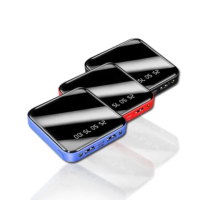 YM185 Free sample high quality power bank 10000mah fast charging mini power bank led display portable power bank